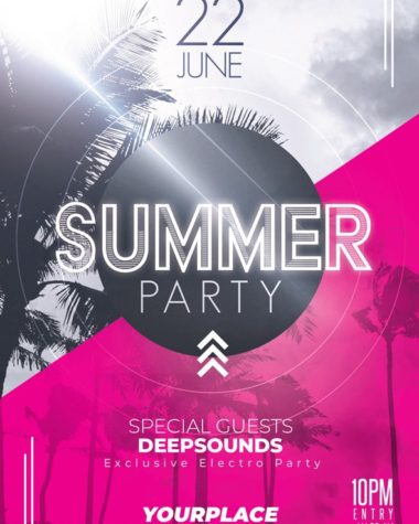 Summer Party Flyer Design