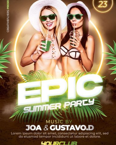 Epic Summer Flyer PSD