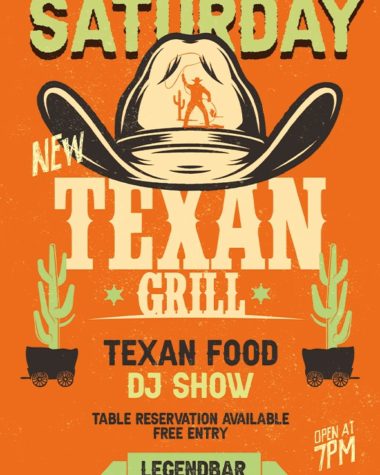 Texan Restaurant Party Flyer