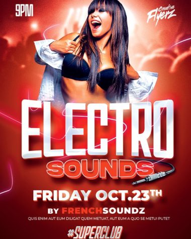 Electro Party Flyer Design