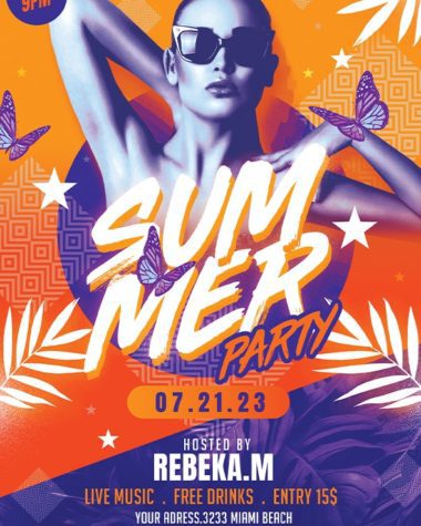 Customizable Summer Flyer Design