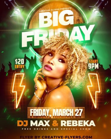 Big Friday Party Flyer PSD