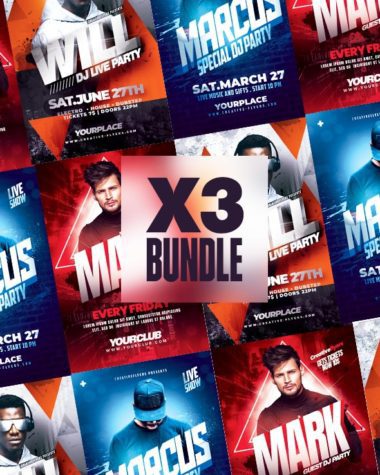 Dj Party Flyers Bundle