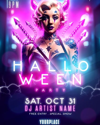 Halloween Night Club Party Poster