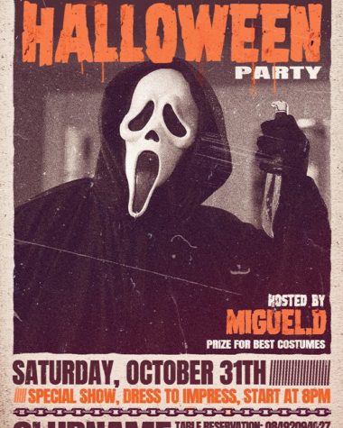 Retro Halloween Poster Design