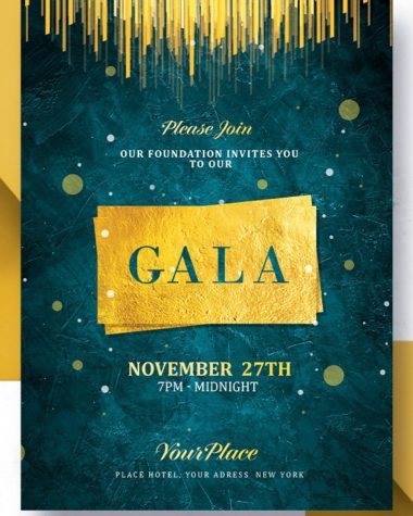 Beautiful Gala Invitation Design