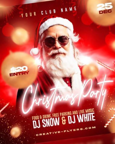 Christmas Party flyer design