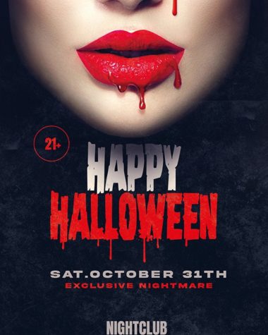 Graphic Flyer for Halloween