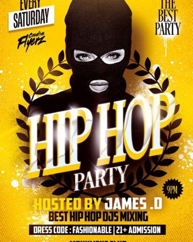 Hip Hop Party Flyer