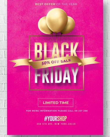 Black Friday Flyer for Photoshop