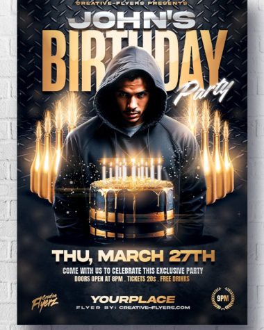 Birthday Party Flyer Template