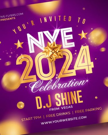 New Year Party Web Flyer