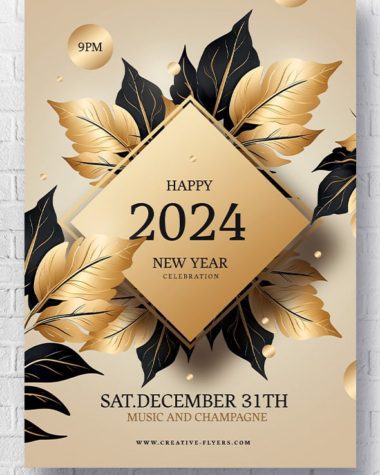 New year graphic design