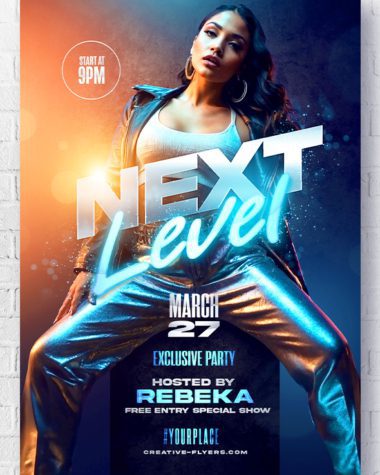 Night club flyer design