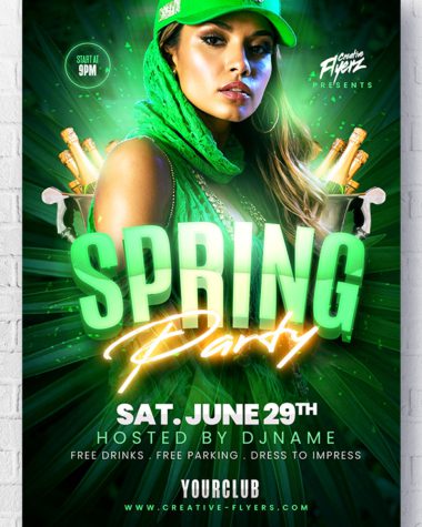 Nightclub Spring Party Flyer