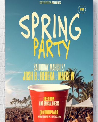 Spring Party Template