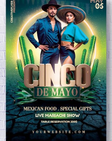 Flyer for Cinco De Mayo