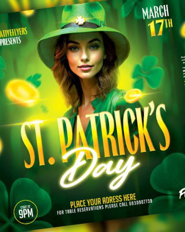 St Patrick's Day Flyer