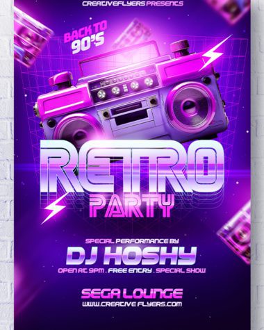 Retro Flyer Template