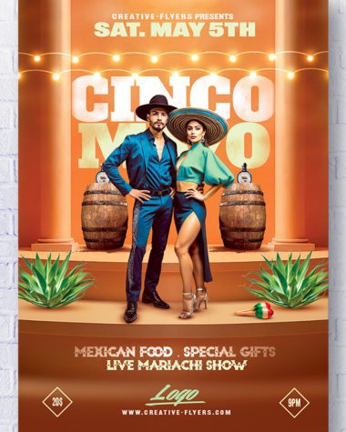 Cinco De Mayo Flyer Invitation