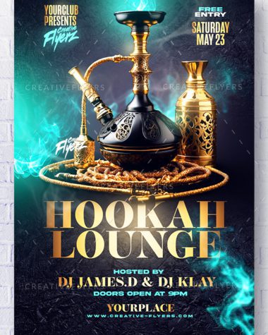 Hookah Lounge Flyer Template