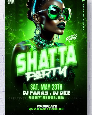 shatta Party flyer