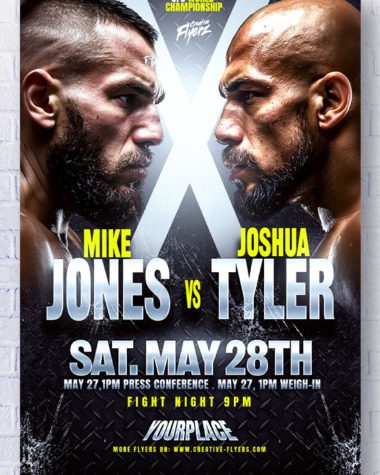 MMA Sport Flyer Template