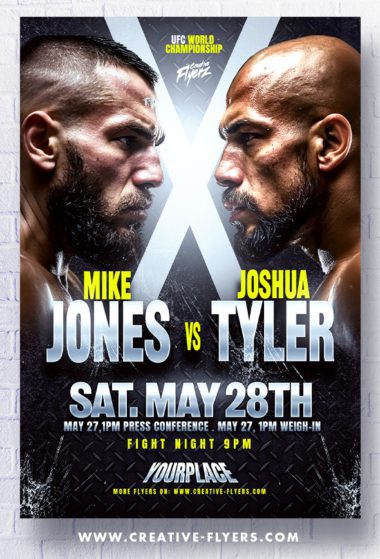 MMA Sport Flyer Template