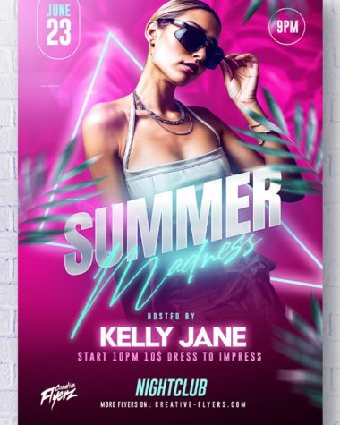 Summer Madness Party Flyer