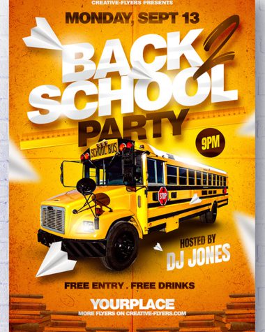 Back to School Flyer Design