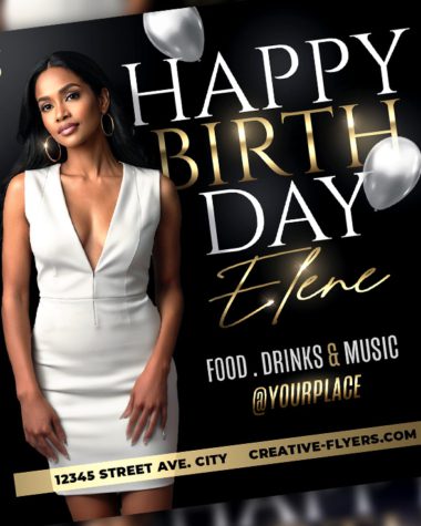 Editable Birthday Flyer