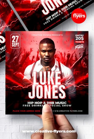 Guest Artist Flyer Template