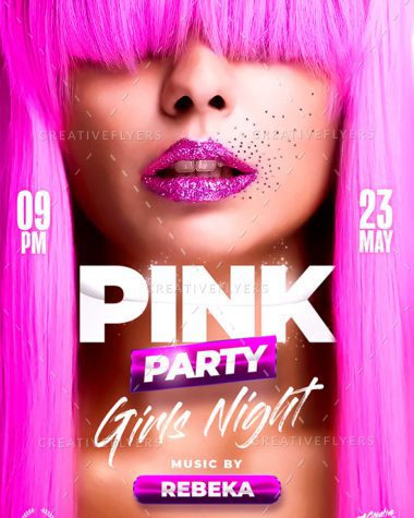 Pink Party Flyer