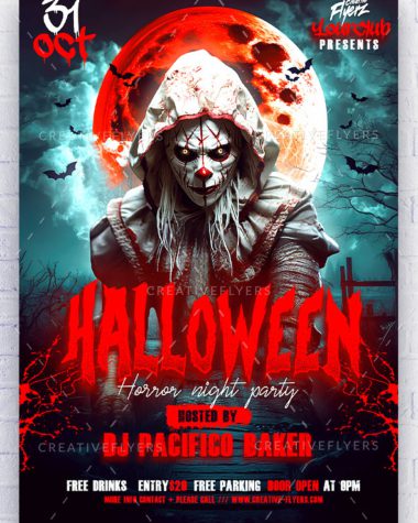 Horror Poster for Halloween Party