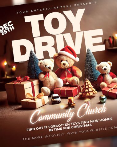 Christmas Toy Drive Flyer