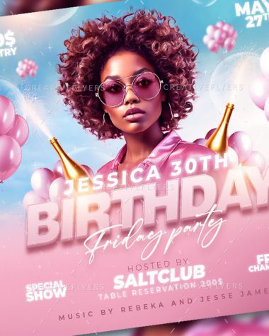 Birthday flyer