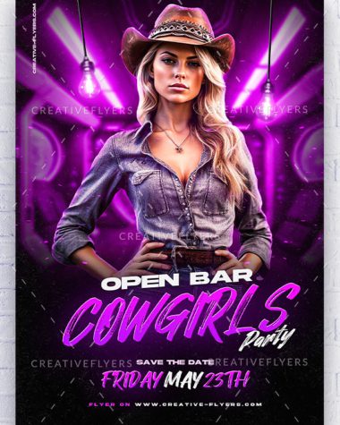 Nightclub Cowgirls party Design