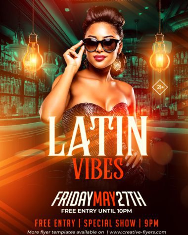 Latin Event flyer