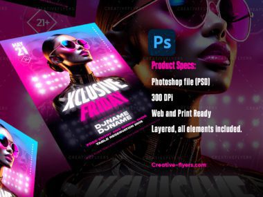 Digital flyer design